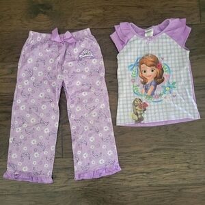 Disney Princess Sofia Short-Sleeve Top and Pajama Pants Set